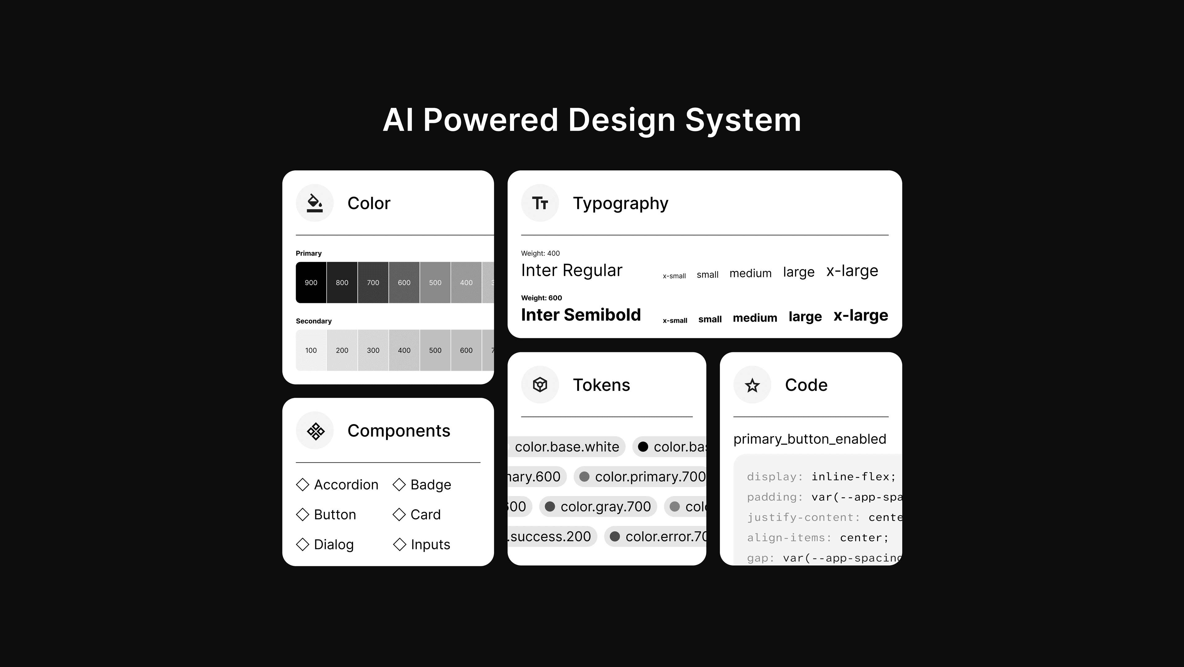 Sharpsell Design System — AI-Readable Tokens & Components